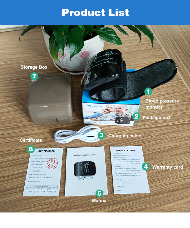 PulseTrack™ LED Blood Pressure Monitor