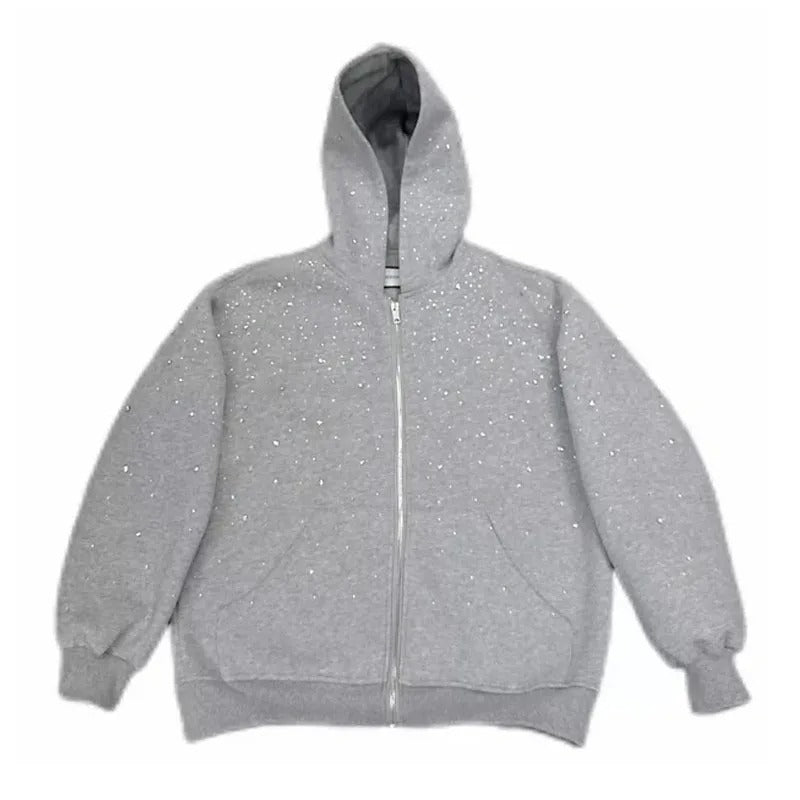 Starluxe™ Rhinestone Oversized Hoodie