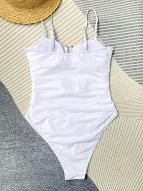 Women's Pure  Bikini One-piece Swimsuit