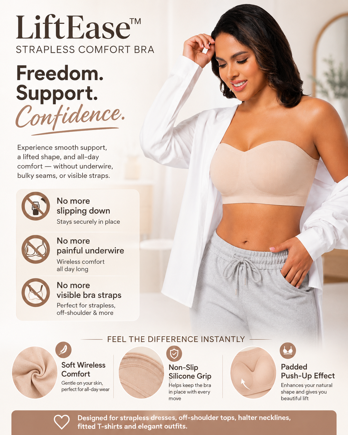 LiftEase™ Invisible Lift Bra