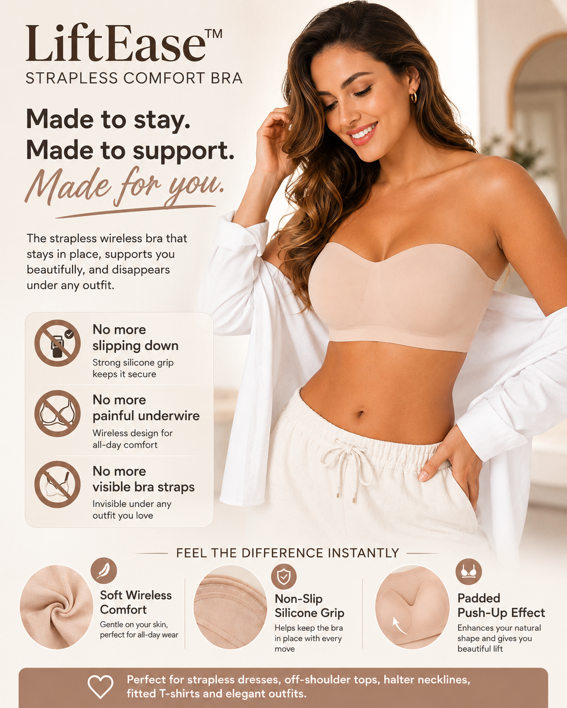 LiftEase™ Invisible Lift Bra