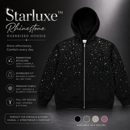 Starluxe™ Rhinestone Oversized Hoodie