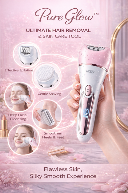 "PureGlow™"6-in-1 Hair Removal