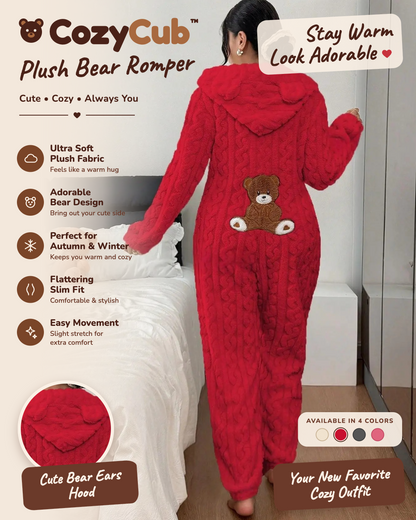 🧸 CozyCub™ Plush Bear Romper
