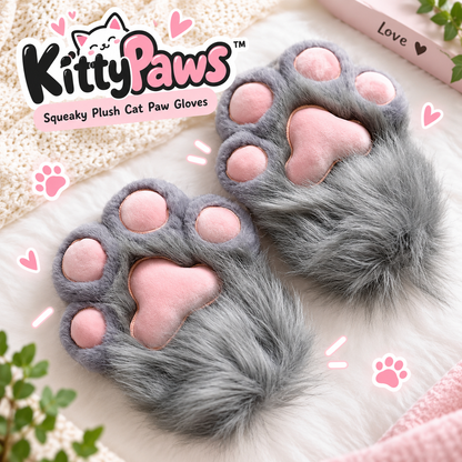 KittyPaws™ – Plush Cat Gloves