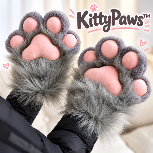 KittyPaws™ – Plush Cat Gloves