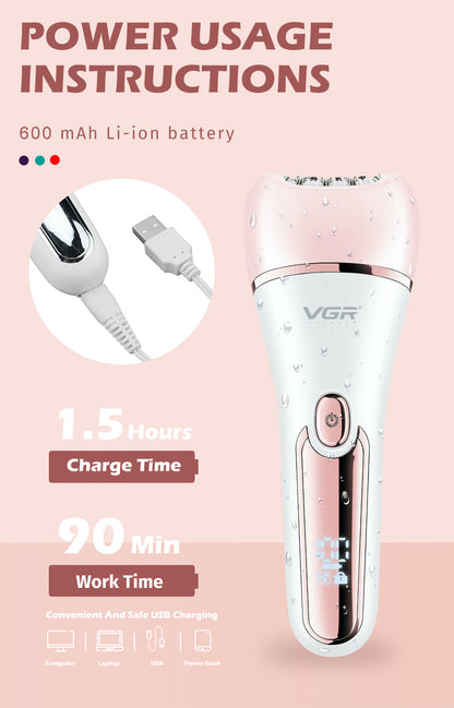 "PureGlow™"6-in-1 Hair Removal