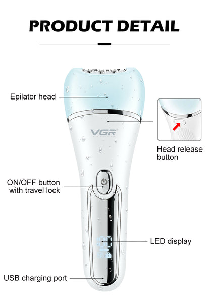 "PureGlow™"6-in-1 Hair Removal
