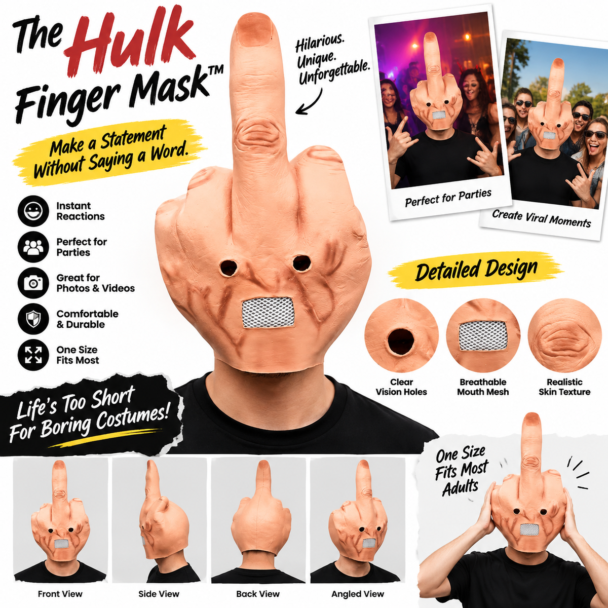💪 The Hulk Finger Mask™