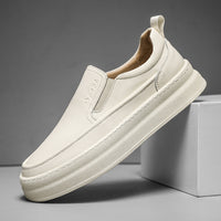 Men's Leather Platform Shoes