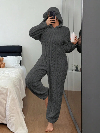 🧸 CozyCub™ Plush Bear Romper