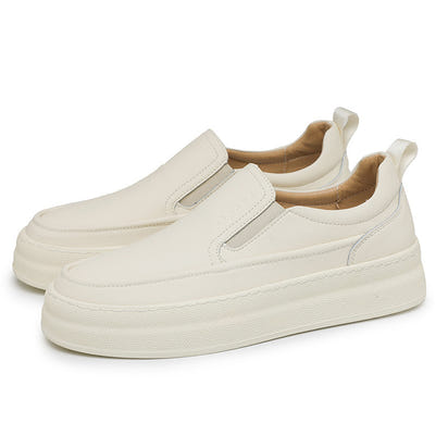 Men's Leather Platform Shoes