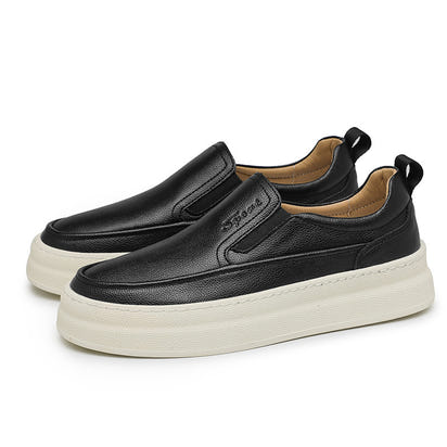 Men's Leather Platform Shoes