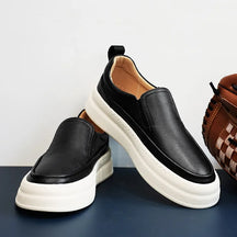 Men's Leather Platform Shoes