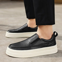 Men's Leather Platform Shoes
