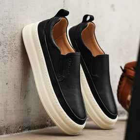 Men's Leather Platform Shoes