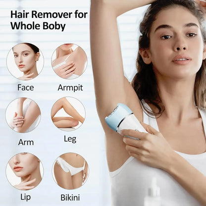 "PureGlow™"6-in-1 Hair Removal