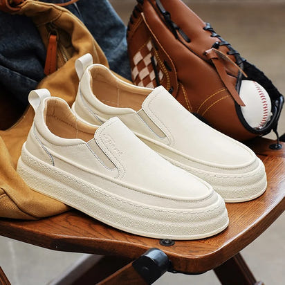 Men's Leather Platform Shoes