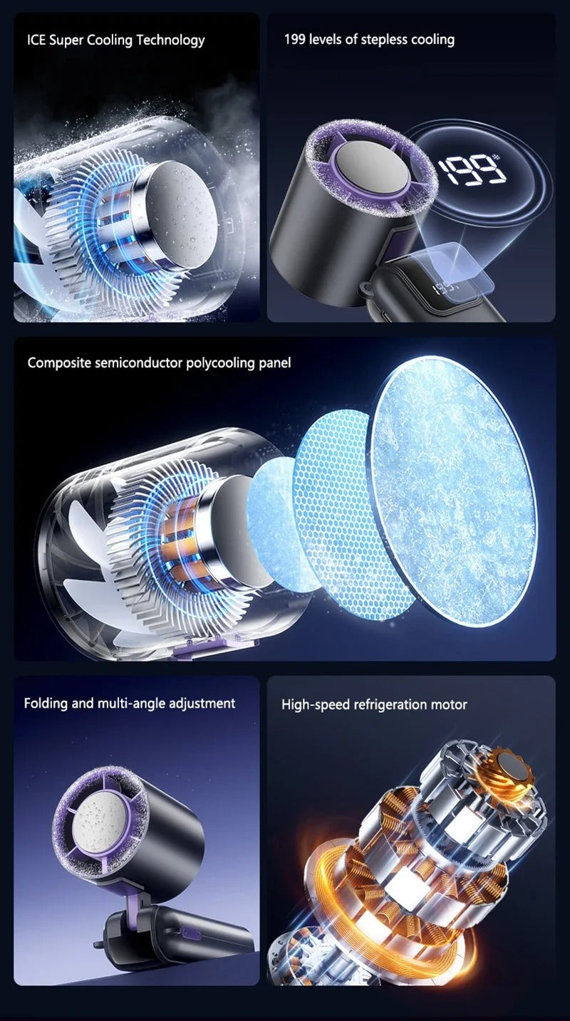 FrostFlow™ Portable Cooling Fan